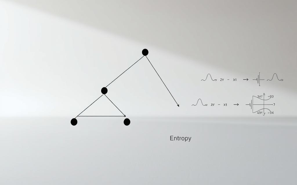 decision tree node splitting example