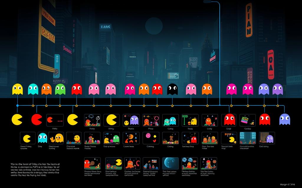 Pac-Man AI history visual timeline