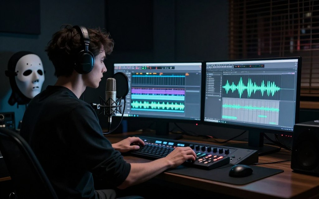 ghost face ai voice content creation